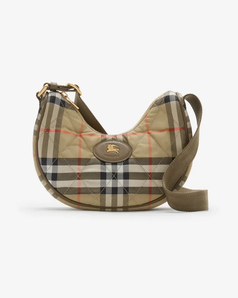 Burberry Crossbody-Tasche „Horseshoe Sand-beige