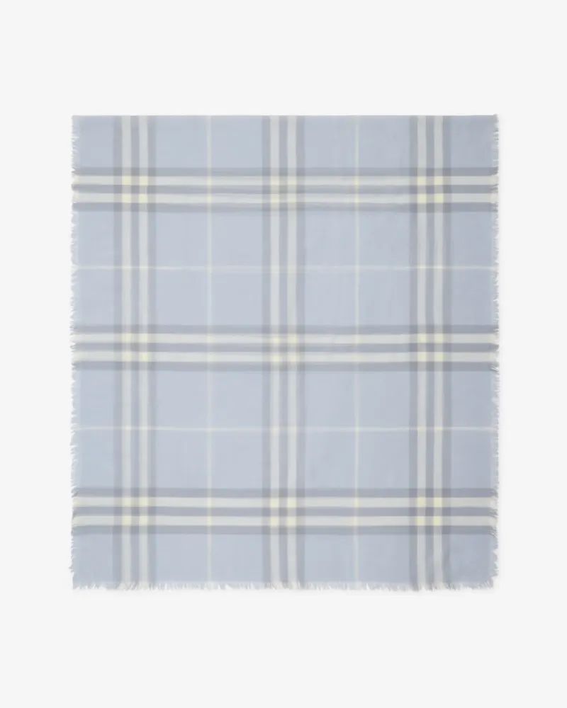 Burberry Breiterer Wollschal in Check Mist