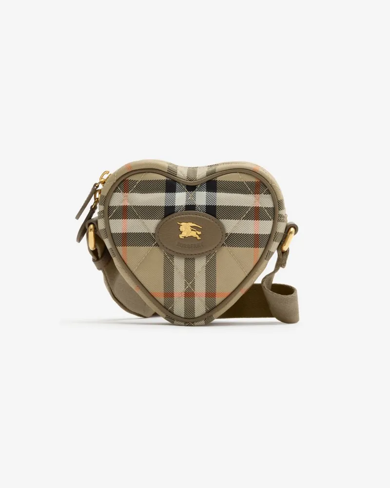 Burberry Crossbody-Tasche in Check Sand