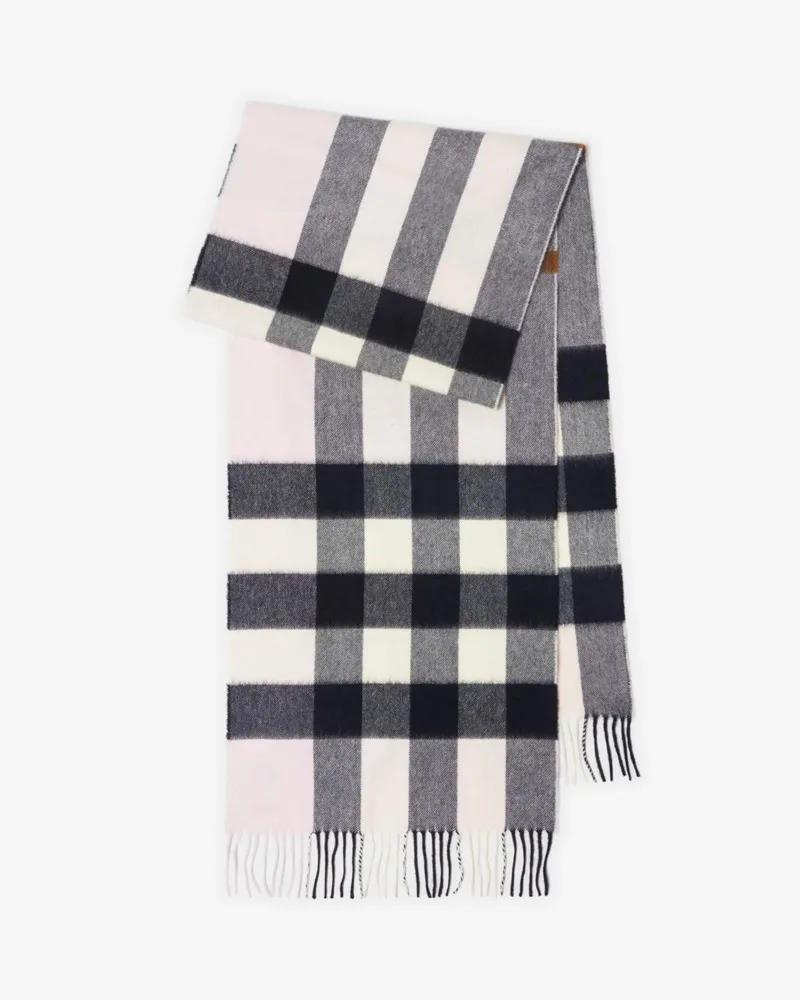 Burberry Kaschmirschal in Check Helles