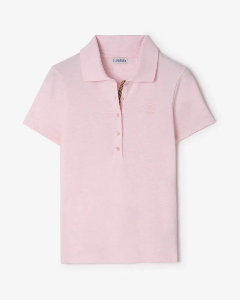 Burberry Baumwoll-Poloshirt , Size Mallow