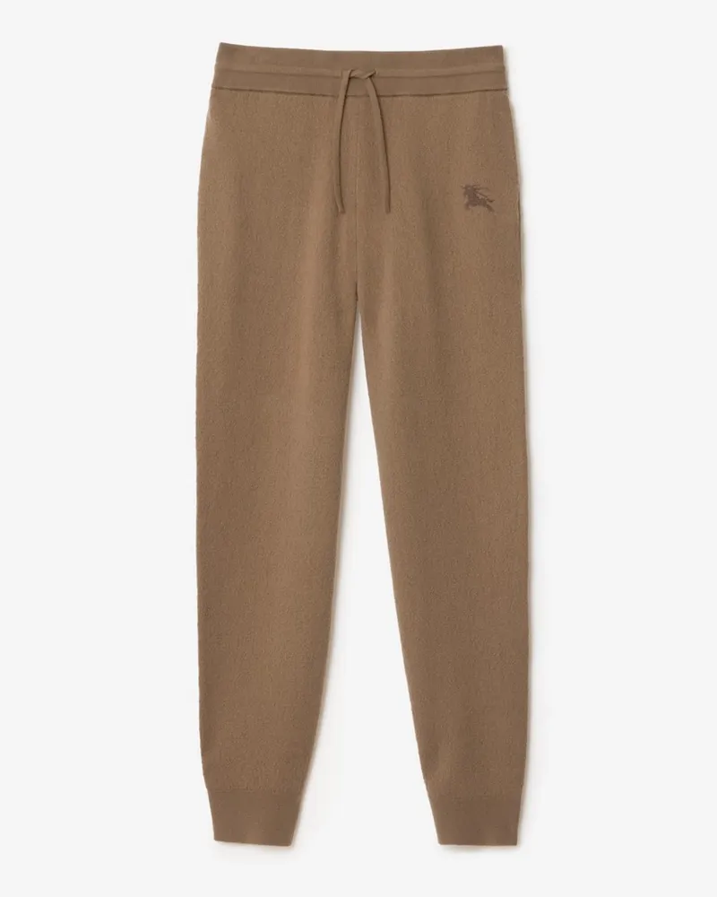 Burberry Wollmisch-Trainingshose Camelfarben