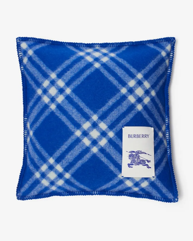 Burberry Kissen aus Wolle mit Karomuster Knight