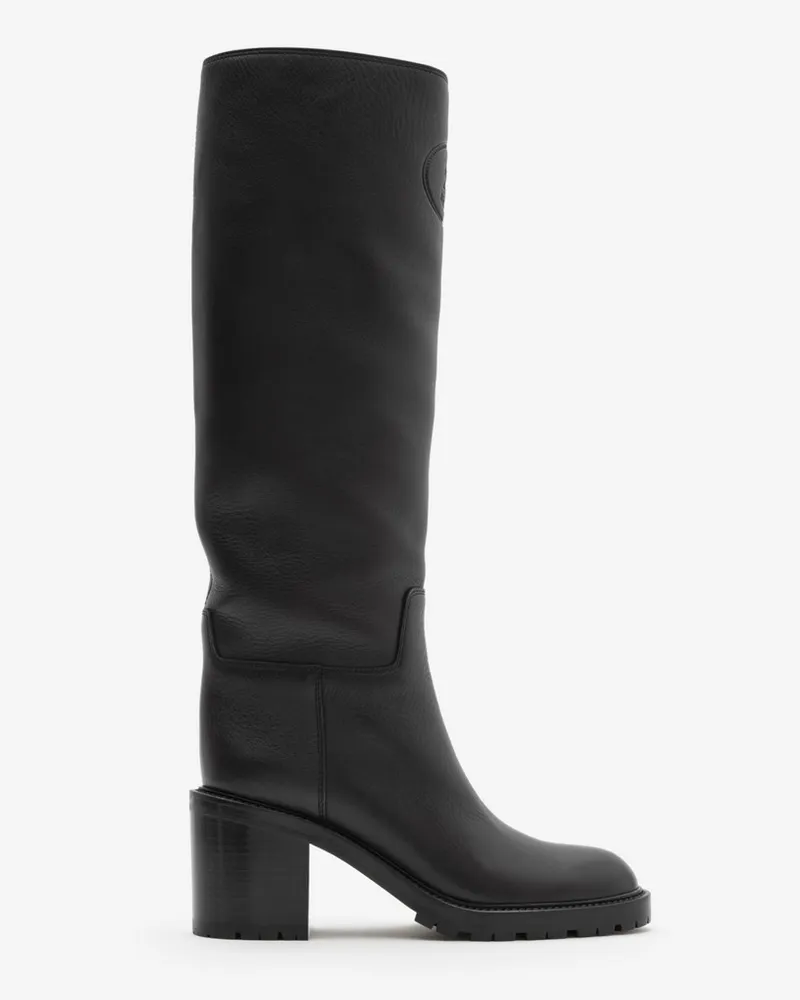 Burberry Lederstiefel „Fife“ mit Absatz , Size Black