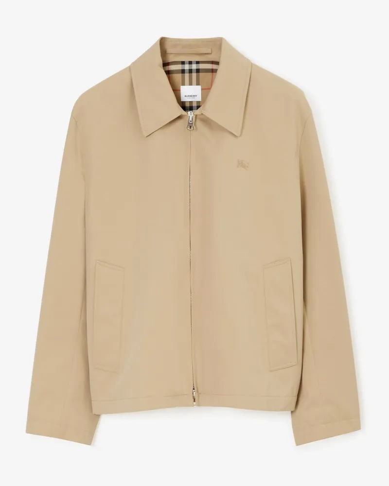 Burberry Harrington-Jacke aus Gabardine Honey