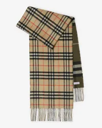 Burberry Wendbarer Kaschmirschal in Check Sand