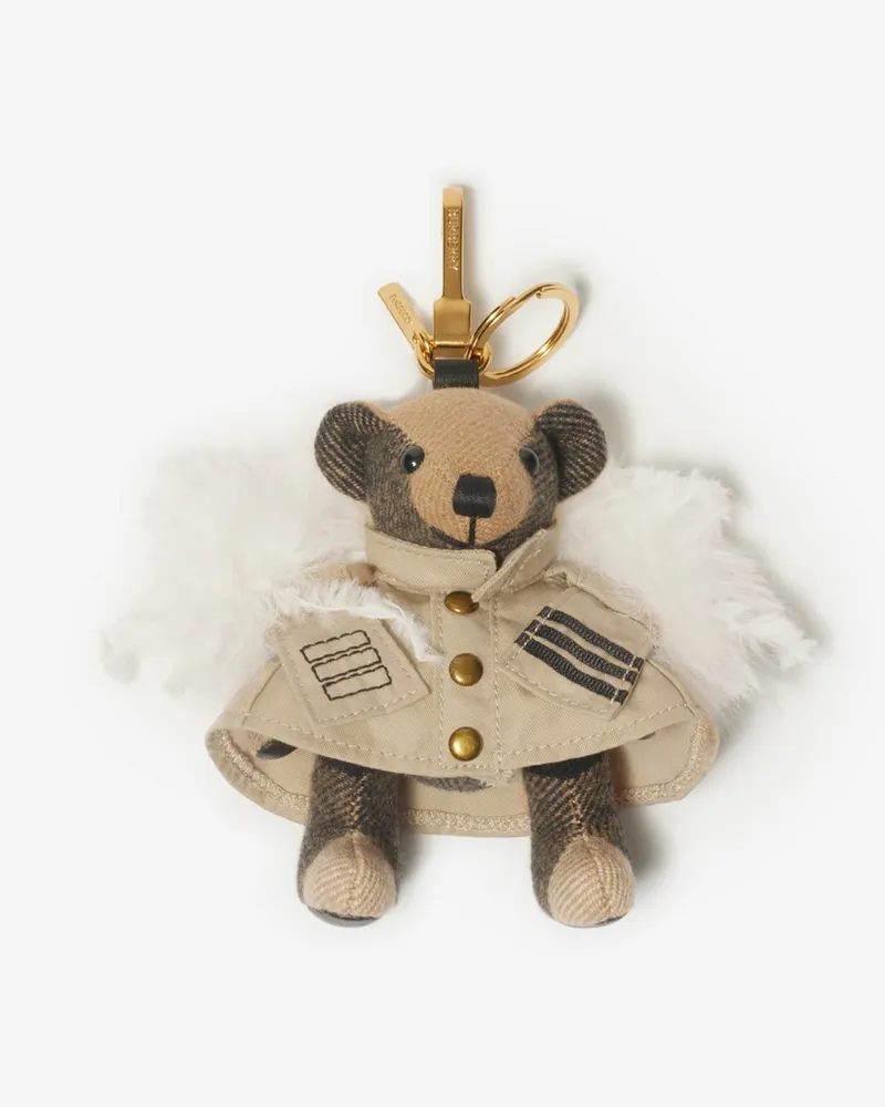Burberry Thomas Teddybär-Anhänger Beige