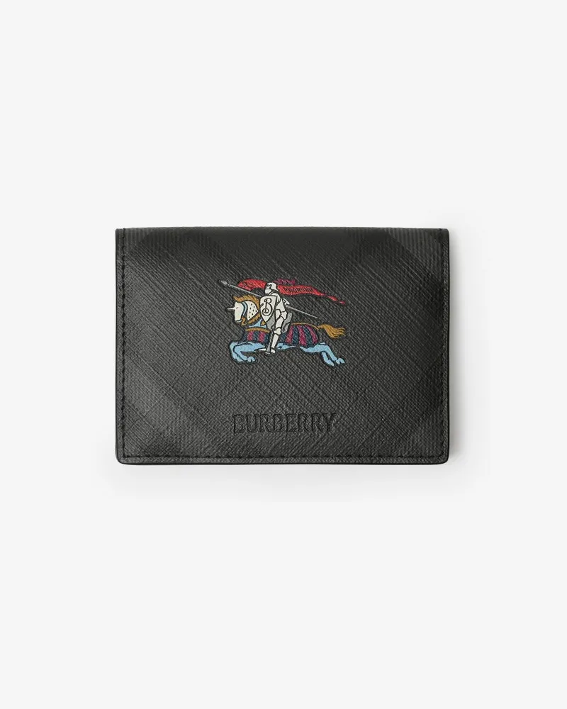 Burberry Faltbares Kartenetui „Knight City“ in Check Iron