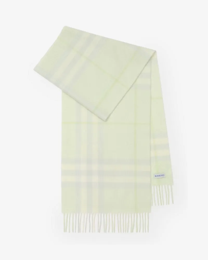 Burberry Kaschmirschal in Check Mint