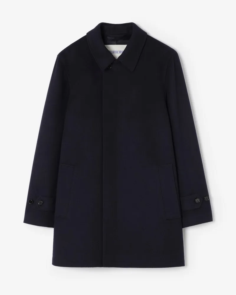 Burberry Mittellanger Kaschmir-Car Coat , Size Navy
