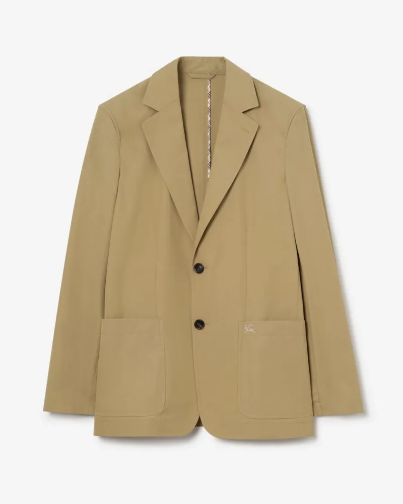 Burberry Jackett aus technischer Baumwolle , Size Sparrow-beige