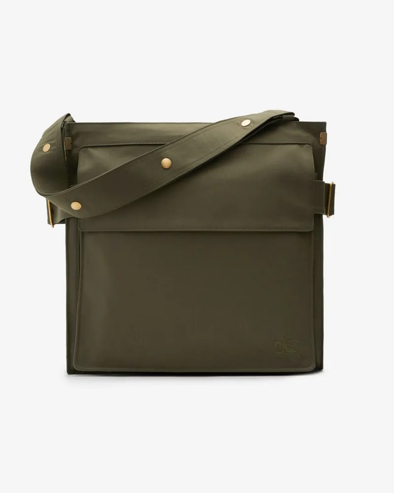 Burberry Mittelgroße Henkeltasche „Trench Olivfarben