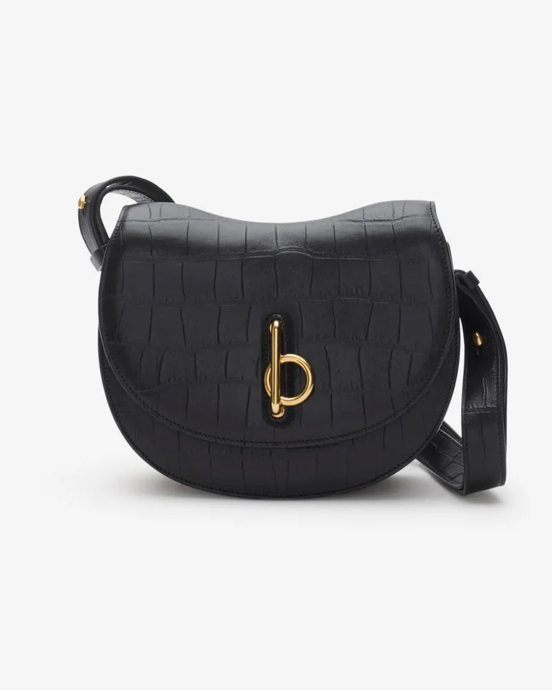 Burberry Kleine Tasche „Rocking Horse Schwarz