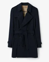 Burberry Kurzer Heritage-Trenchcoat „Kensington Kohleblau