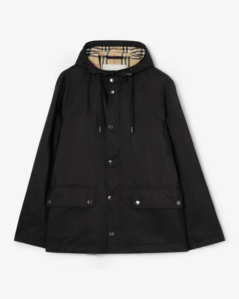 Burberry Nylon-Kapuzenjacke „Pembrey“ , Size Black
