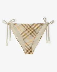 Burberry Bikinihose in Check Wheat