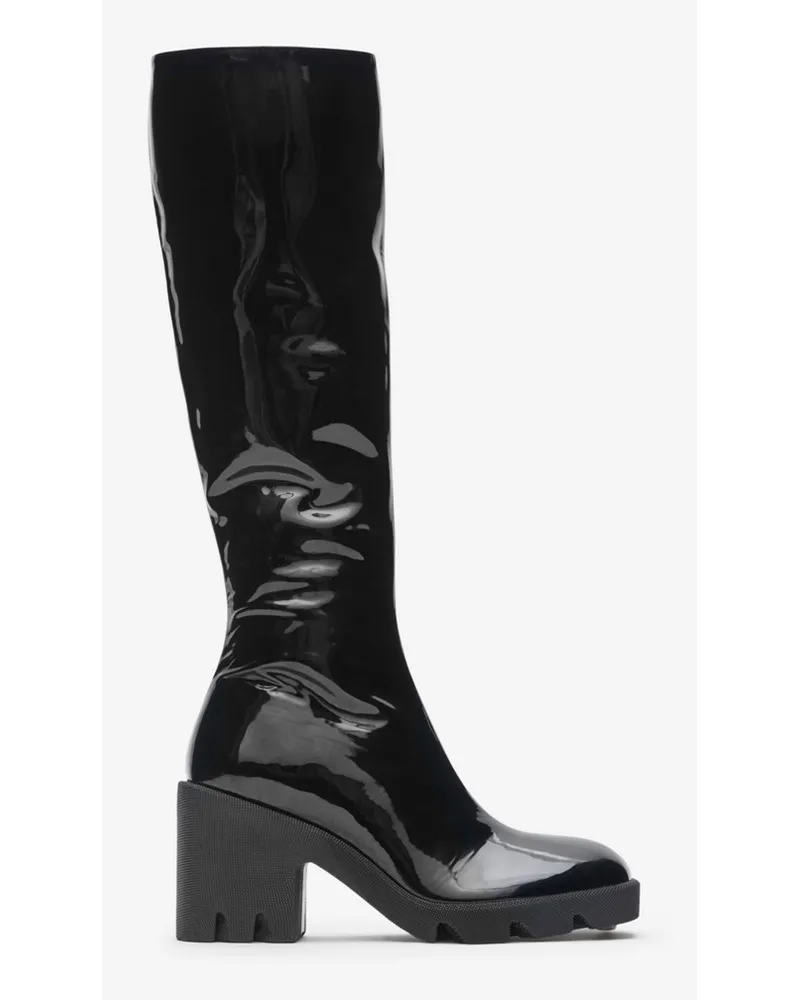 Burberry Lederstiefel „Stride Schwarz