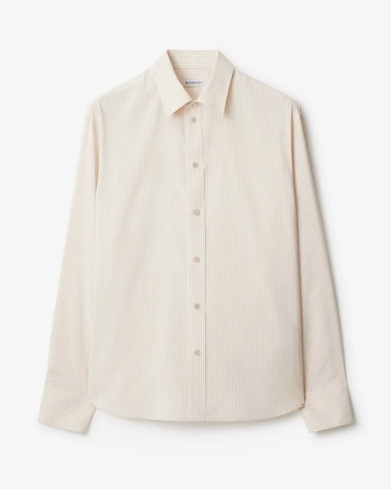 Burberry Gestreiftes Seidenhemd Clam