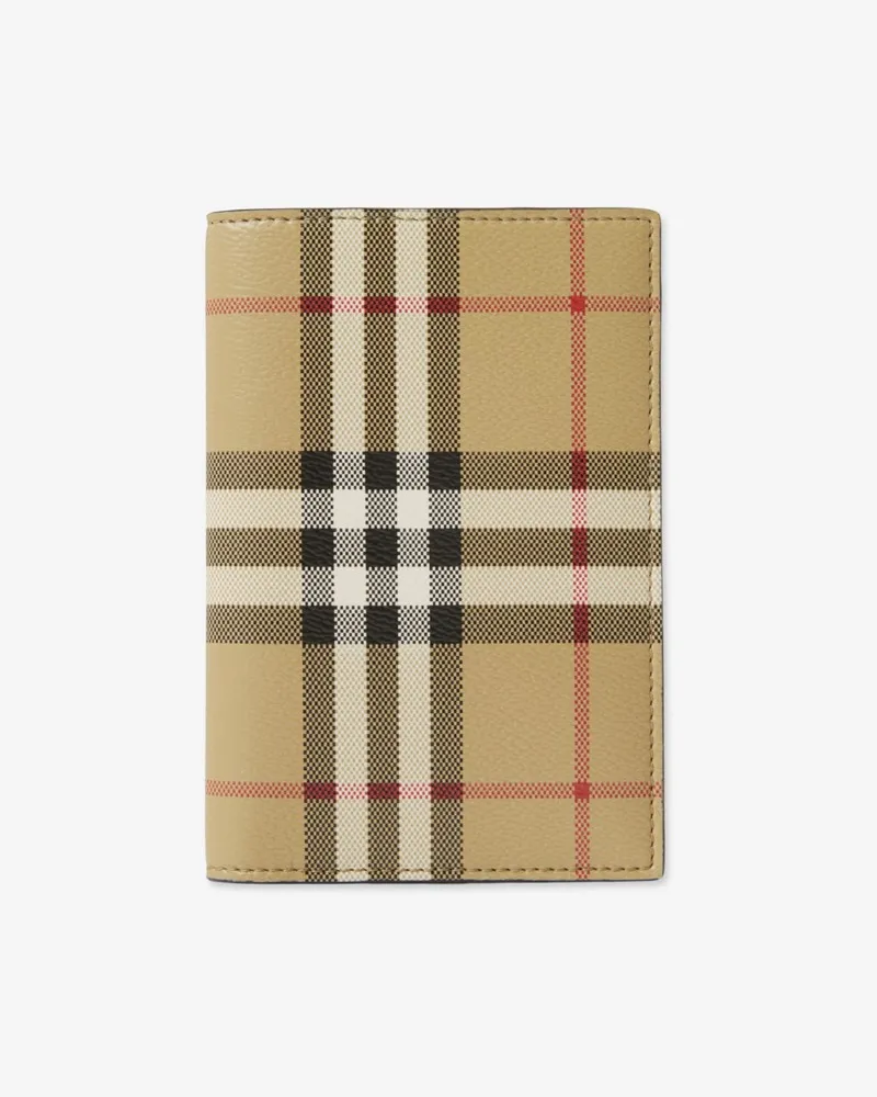 Burberry Passetui in Check Vintage-beige