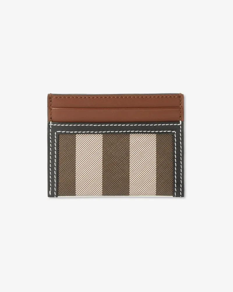Burberry Kartenetui in Check Dunkles
