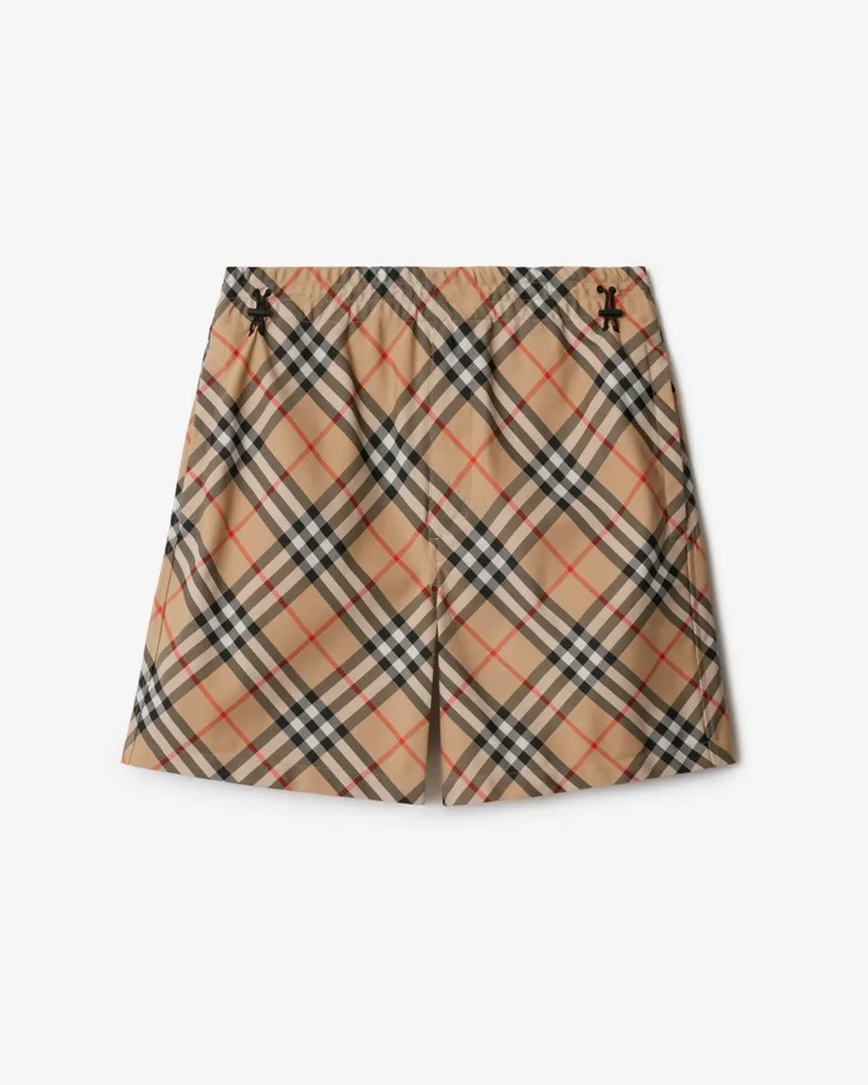 Burberry Shorts in Check Sand