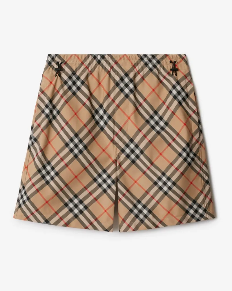 Burberry Shorts in Check Sand