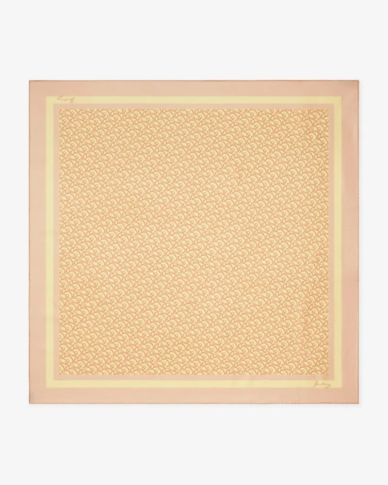 Burberry Seidenschal mit B-Motiv Teacup