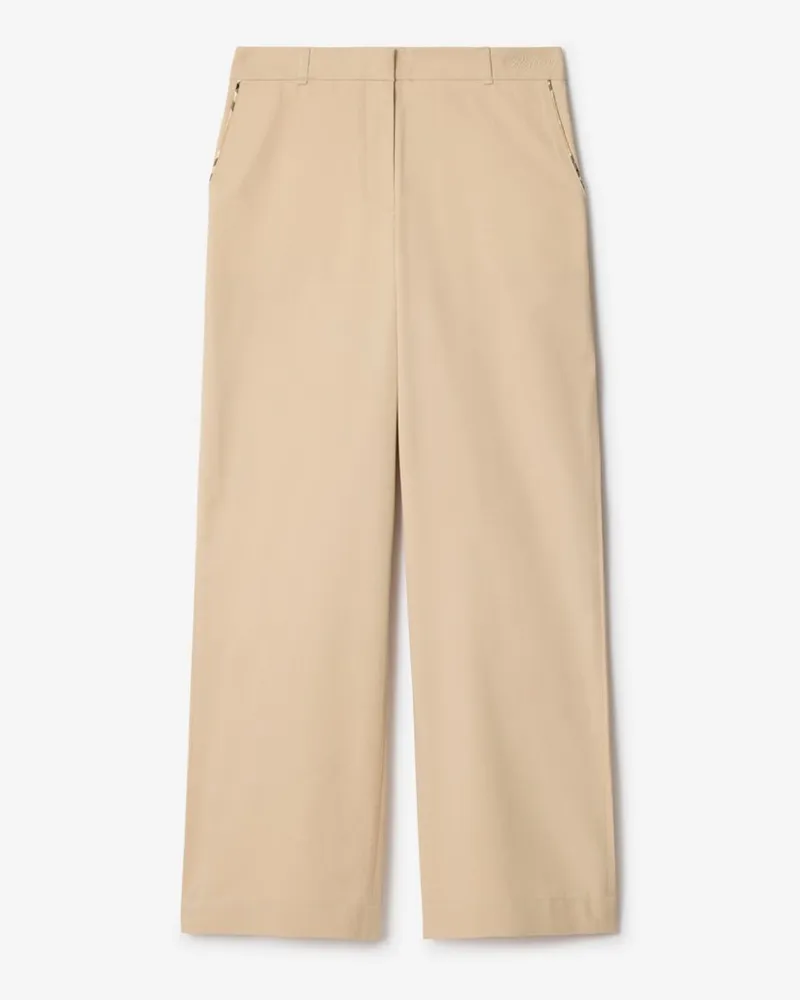 Burberry Baumwollmisch-Hose Helles