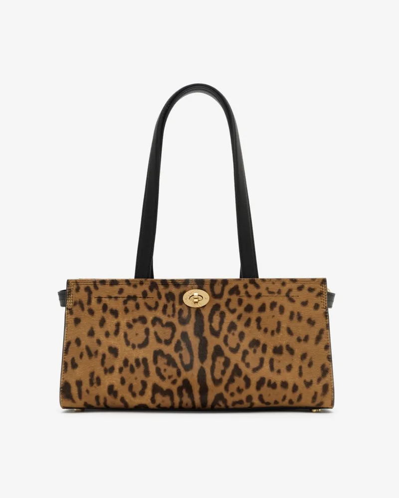 Burberry East-West-Henkeltasche „Cotswolds Leopard