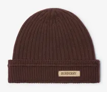 Woll-Beanie mit Logo