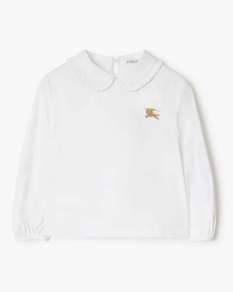 Burberry Baumwollhemd Weiß
