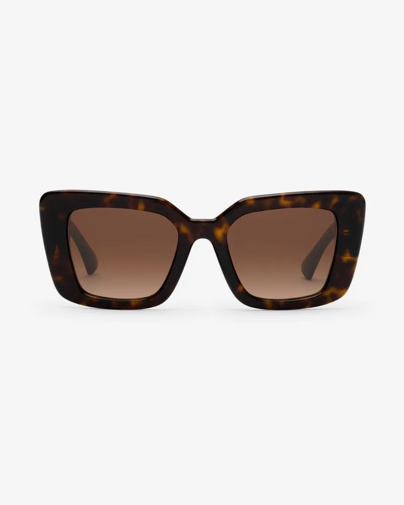 Burberry Cat-Eye-Sonnenbrille mit EKD-Motiv Schildpattfarben