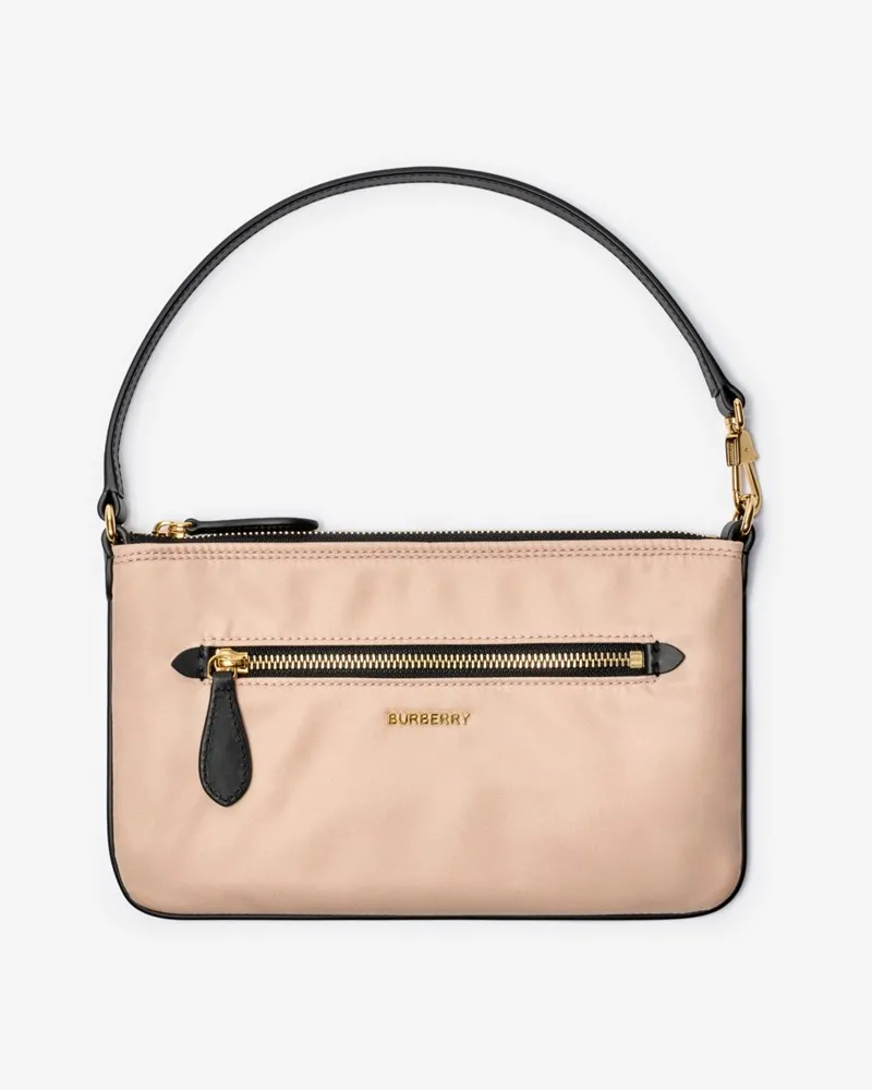 Burberry Nylonetui mit Reißverschluss Rose-beige