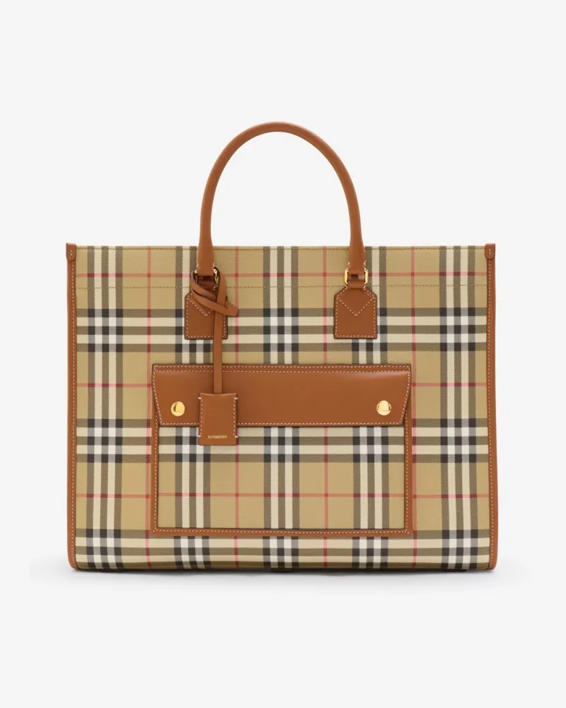 Burberry Mittelgroße Henkeltasche „Freya Vntg