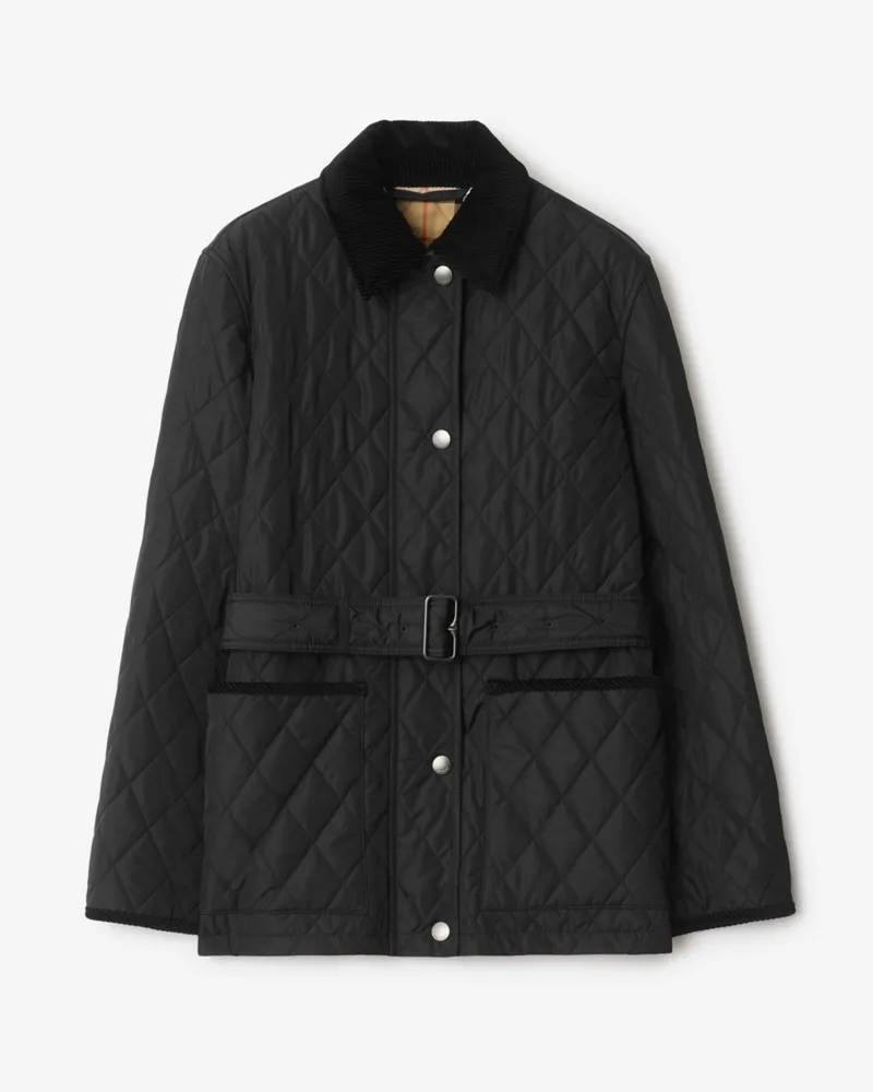 Burberry Nylon-Steppjacke , Size Black
