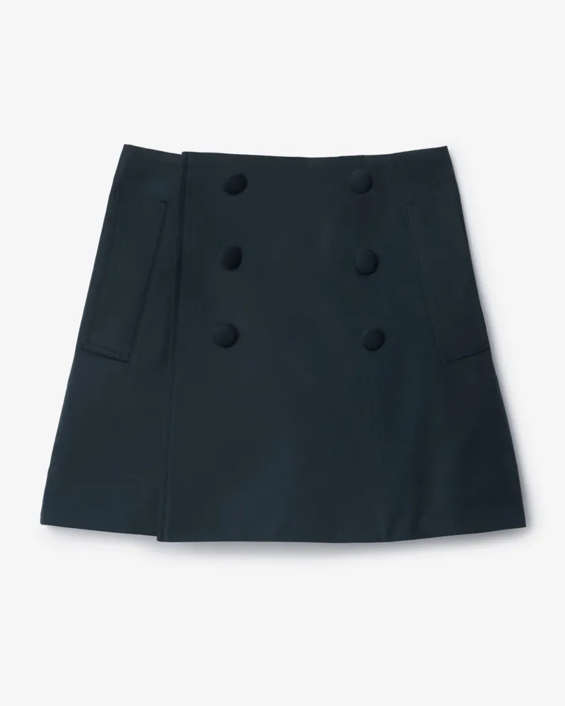 Burberry Baumwoll-Trenchrock , Size Marineblau