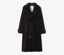 Langer Cord-Trenchcoat , Size