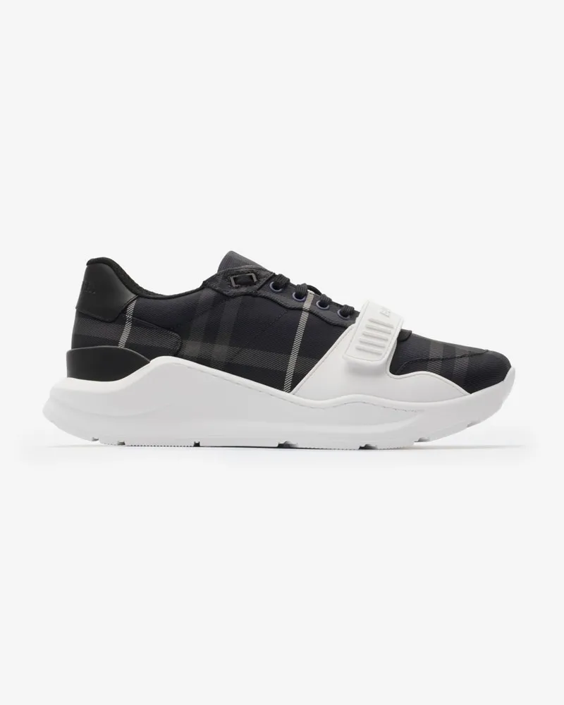 Burberry Sneaker in Check Storm-blau