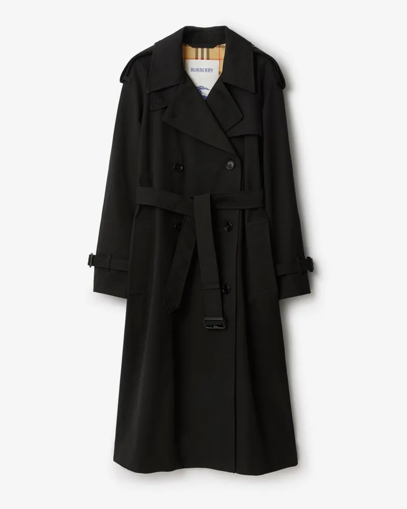 Burberry Langer Trenchcoat „Castleford“ , Size Black