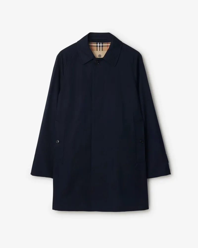 Burberry Kurzer Heritage-Car Coat „Camden“ , Size Coal-blau
