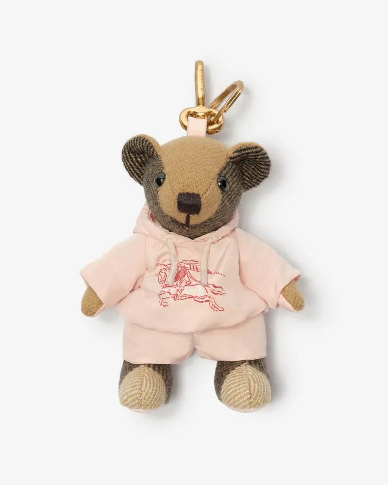 Burberry Thomas Teddybär-Anhänger Pink