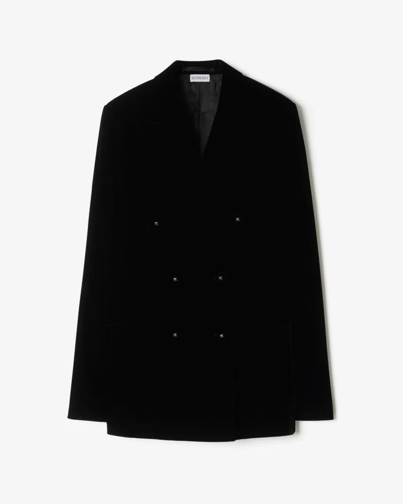 Burberry Jackett aus Samt , Size Black