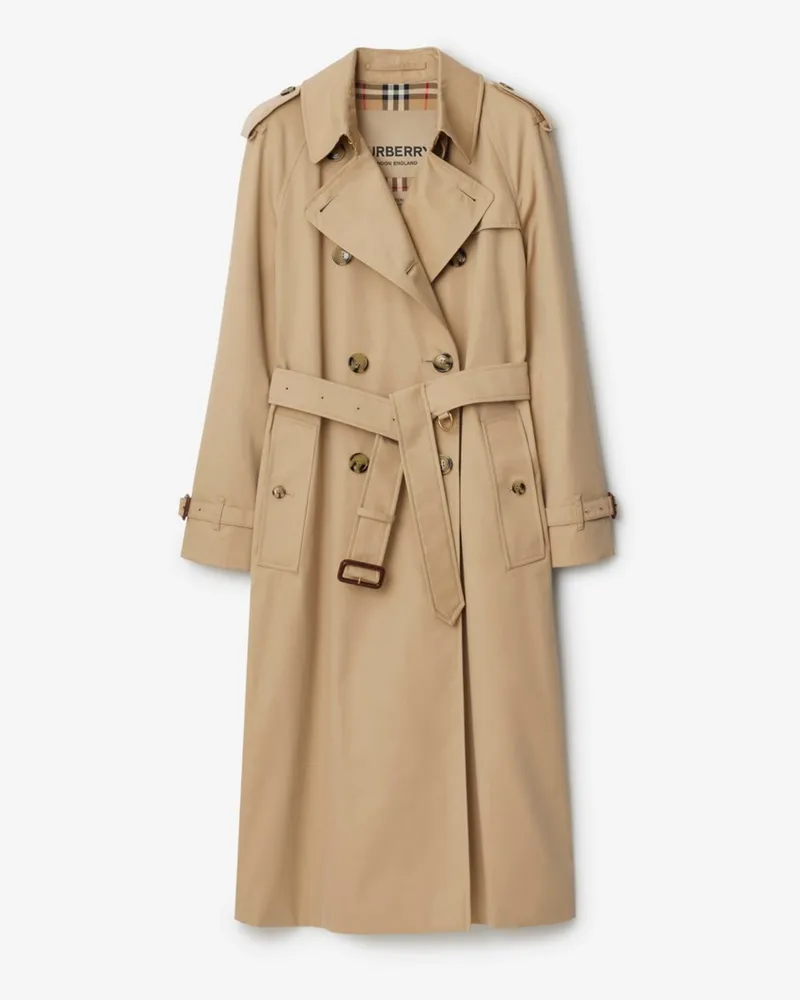 Burberry Langer Heritage-Trenchcoat „Waterloo Honey