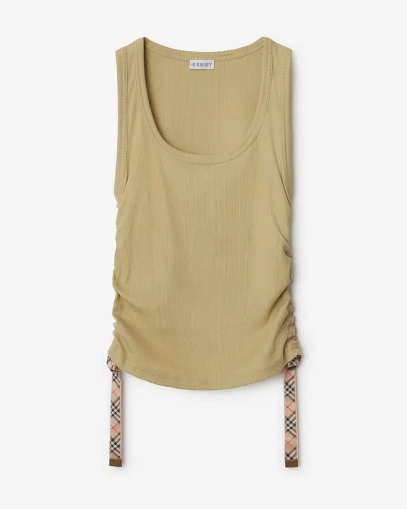 Burberry Festival-Tanktop aus einer Baumwollmischung Hemlock