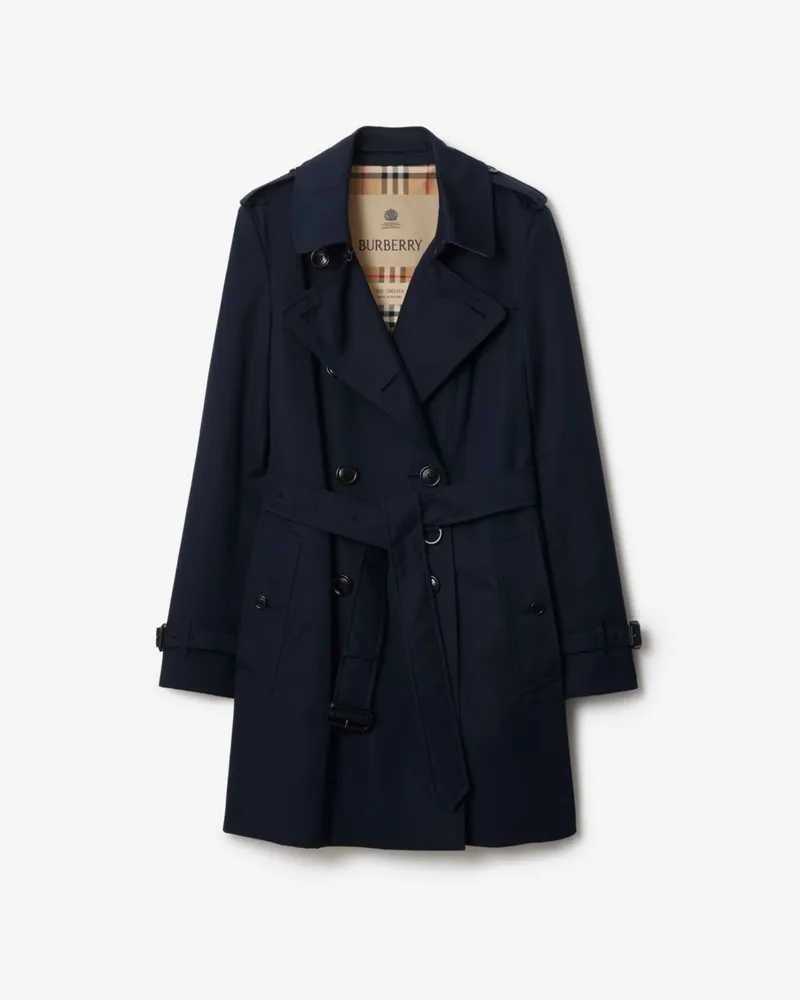 Burberry Kurzer Heritage-Trenchcoat „Chelsea“ , Size Coal-blau