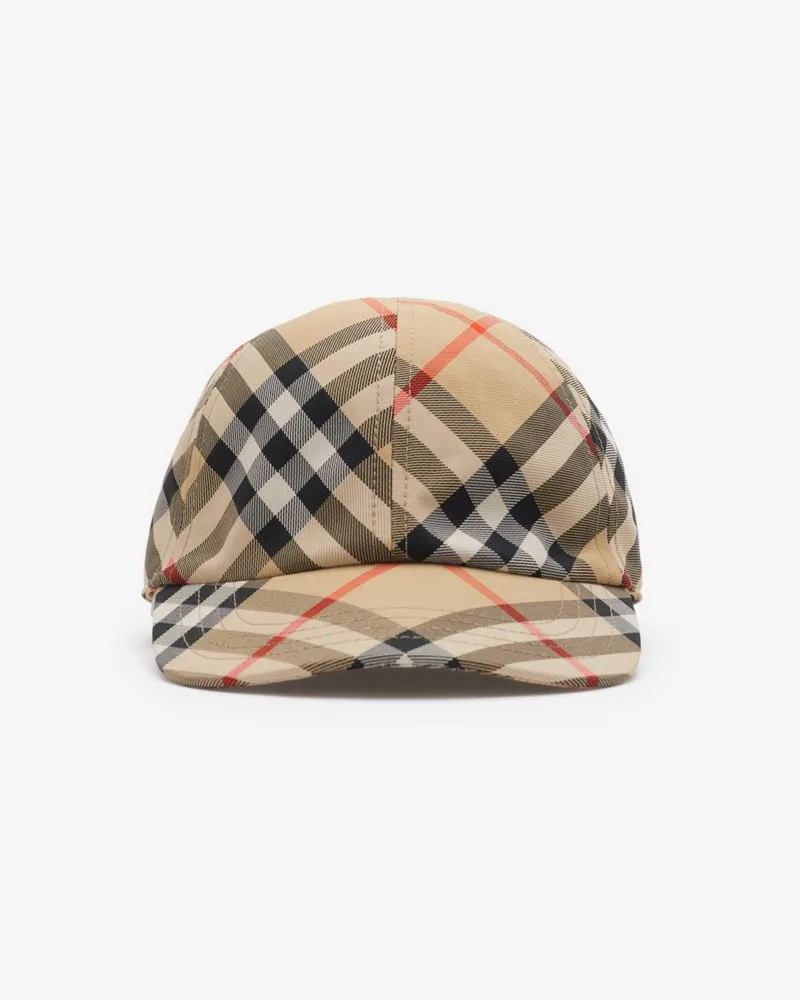 Burberry Basecap in Check Sand
