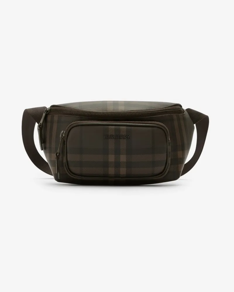 Burberry Bauchtasche „City“ in Check Dark