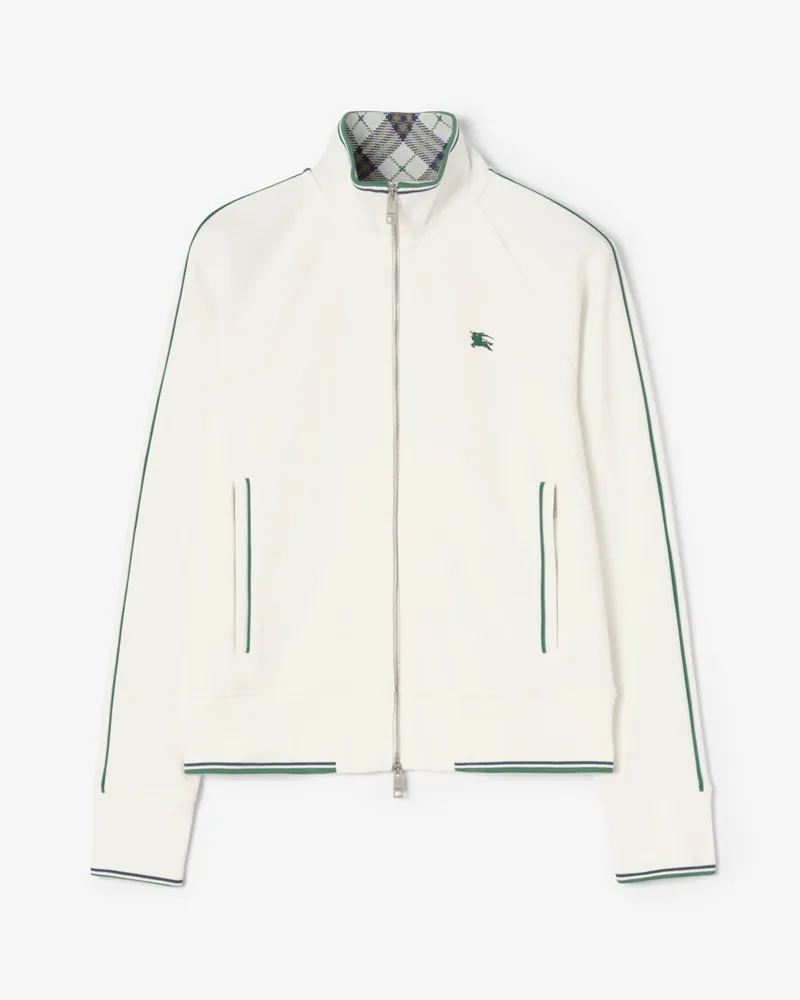Burberry Tennisjacke aus Nylon und Baumwolle , Size Chalk