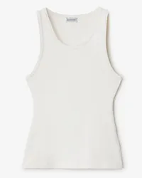 Burberry Stretchbaumwoll-Tanktop Salt