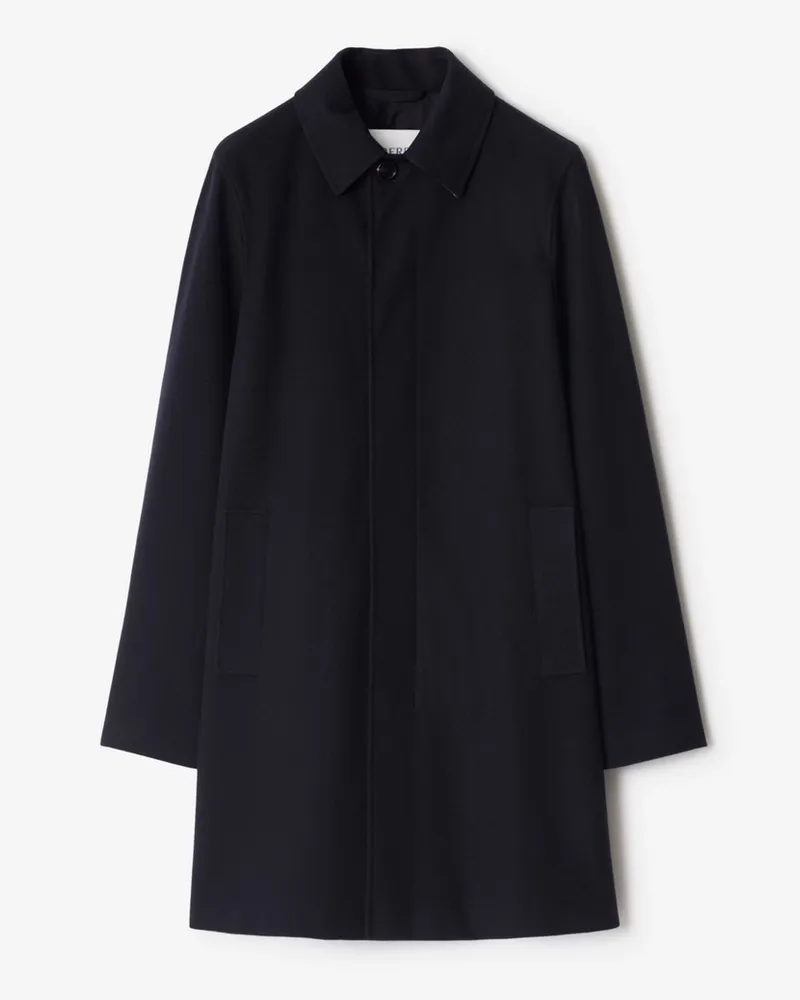 Burberry Mid-length Cashmere Car Coat , Size Navy